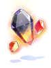 Ilustração de Fragmento de Meteorito da Estâmina